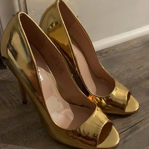Gold Heels